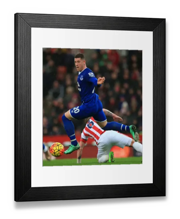 Framed Print : Everton's Ross Barkley in Action against Stoke City, Barclays Premier League, Britannia Stadium Framed Print : Everton's Ross Barkley in Action against Stoke City, Barclays Premier League, Britannia Stadium