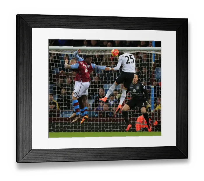 Framed Print : Funes Mori Scores First: Everton's Thrilling Goal at Villa Park Framed Print : Funes Mori Scores First: Everton's Thrilling Goal at Villa Park