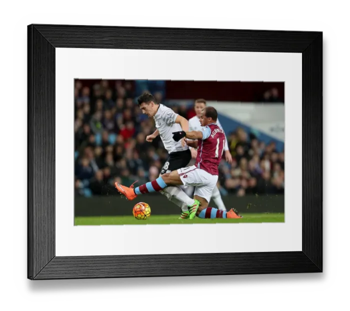 Framed Print : Barry vs Agbonlahor: A Premier League Rivalry Ignites on the Field - Everton vs Aston Villa Framed Print : Barry vs Agbonlahor: A Premier League Rivalry Ignites on the Field - Everton vs Aston Villa
