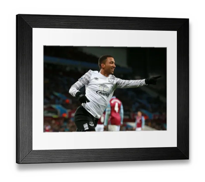 Framed Print : Everton's Double Strike: Aaron Lennon's Brace at Villa Park (Aston Villa vs Everton) Framed Print : Everton's Double Strike: Aaron Lennon's Brace at Villa Park (Aston Villa vs Everton)