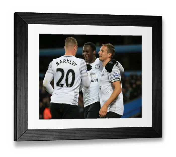 Framed Print : Everton's Lukaku Scores His Second: Aston Villa vs. Everton, Premier League Framed Print : Everton's Lukaku Scores His Second: Aston Villa vs. Everton, Premier League