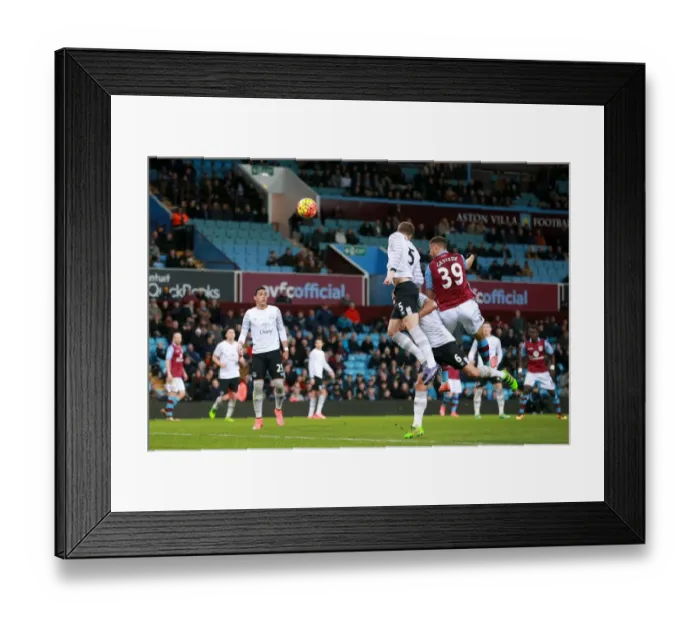 Framed Print : Rudy Gestede Scores First Goal: Aston Villa vs. Everton, Barclays Premier League Framed Print : Rudy Gestede Scores First Goal: Aston Villa vs. Everton, Barclays Premier League