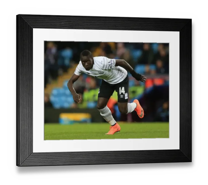 Framed Print : Everton's Oumar Niasse in Thrilling Action Against Aston Villa at Villa Park Framed Print : Everton's Oumar Niasse in Thrilling Action Against Aston Villa at Villa Park