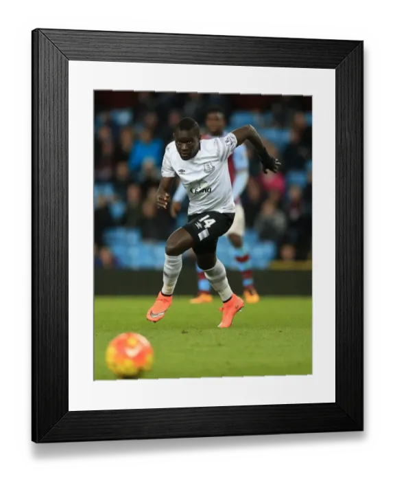 Framed Print : Oumar Niasse in Action: Everton vs. Aston Villa, Premier League - Villa Park Framed Print : Oumar Niasse in Action: Everton vs. Aston Villa, Premier League - Villa Park