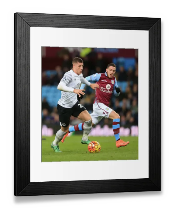 Framed Print : Battleground Villa Park: Veretout vs. Barkley - Aston Villa vs. Everton, Premier League Framed Print : Battleground Villa Park: Veretout vs. Barkley - Aston Villa vs. Everton, Premier League
