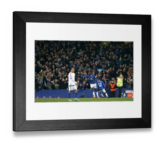 Framed Print : Romelu Lukaku Scores Double: Everton's FA Cup Quarterfinal Triumph over Chelsea at Goodison Park Framed Print : Romelu Lukaku Scores Double: Everton's FA Cup Quarterfinal Triumph over Chelsea at Goodison Park