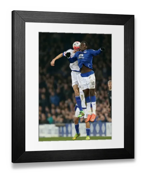Framed Print : Aerial Battle: Lukaku vs. Matic - Everton vs. Chelsea, Emirates FA Cup Quarterfinals at Goodison Park Framed Print : Aerial Battle: Lukaku vs. Matic - Everton vs. Chelsea, Emirates FA Cup Quarterfinals at Goodison Park