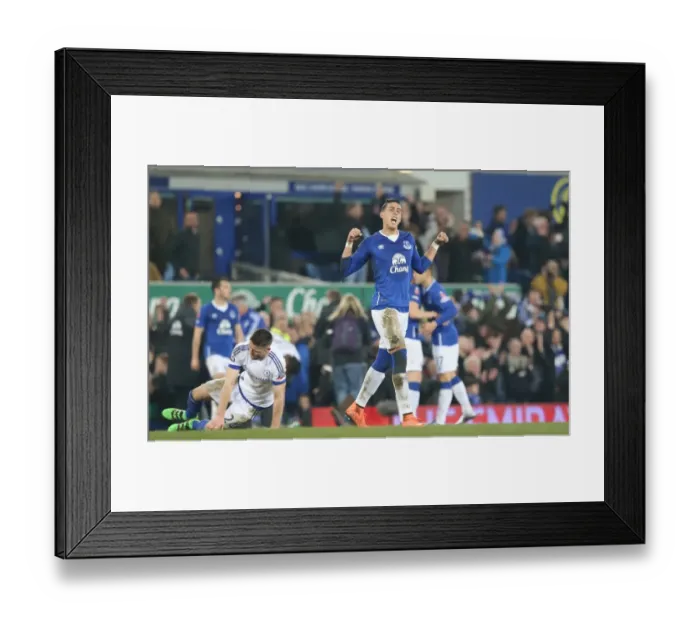 Framed Print : Funes Mori's Victory: Everton Celebrates Emirates FA Cup Quarter-Final Triumph Over Chelsea at Goodison Park Framed Print : Funes Mori's Victory: Everton Celebrates Emirates FA Cup Quarter-Final Triumph Over Chelsea at Goodison Park