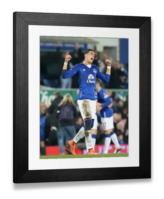Framed Print : Everton's FA Cup Quarterfinal Triumph: Funes Mori's Goal and the Goodison Park Celebration (vs. Chelsea) Framed Print : Everton's FA Cup Quarterfinal Triumph: Funes Mori's Goal and the Goodison Park Celebration (vs. Chelsea)