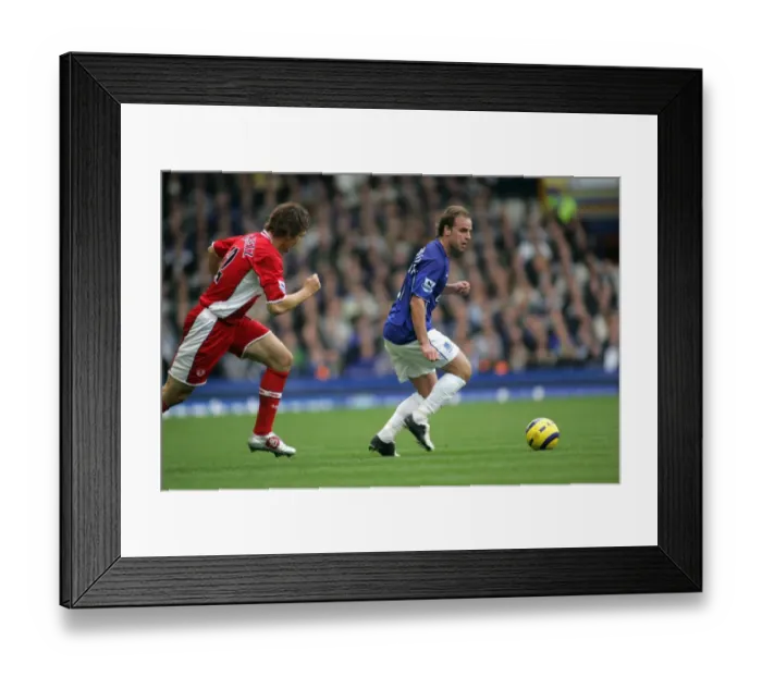 Framed Print : Agile Agility: Van der Meyde Outmaneuvers Pogatetz with Slick Footwork Framed Print : Agile Agility: Van der Meyde Outmaneuvers Pogatetz with Slick Footwork