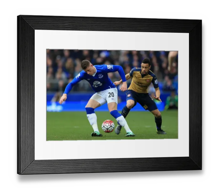 Framed Print : Battleground Goodison: Ross Barkley vs. Francis Coquelin - Everton vs. Arsenal, Premier League Showdown Framed Print : Battleground Goodison: Ross Barkley vs. Francis Coquelin - Everton vs. Arsenal, Premier League Showdown