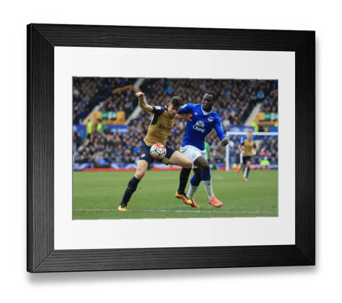 Framed Print : Intense Rivalry: Lukaku vs. Paulista at Goodison Park - Everton vs. Arsenal, Barclays Premier League Framed Print : Intense Rivalry: Lukaku vs. Paulista at Goodison Park - Everton vs. Arsenal, Barclays Premier League