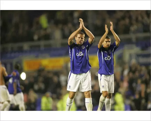 James Beattie and Tim Cahill