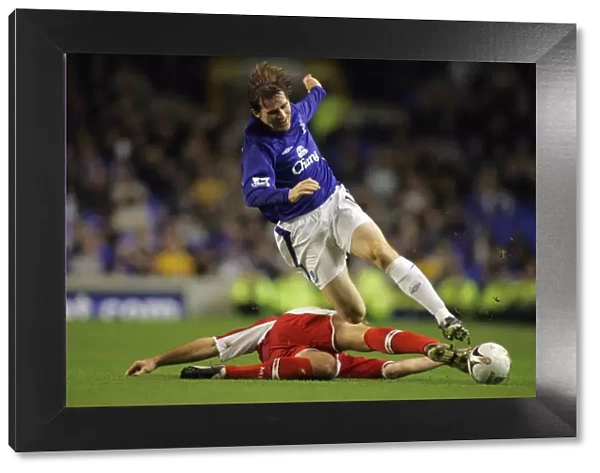 Kevin Kilbane: Escape from a Sliding Tackle on the Soccer Field