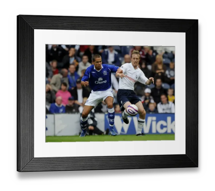Framed Print : Football - Preston North End v Everton - Pre Season