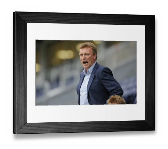Framed Print : David Moyes and Everton FC Secure Pre-Season Victory Against Preston North End (2008) Framed Print : David Moyes and Everton FC Secure Pre-Season Victory Against Preston North End (2008)