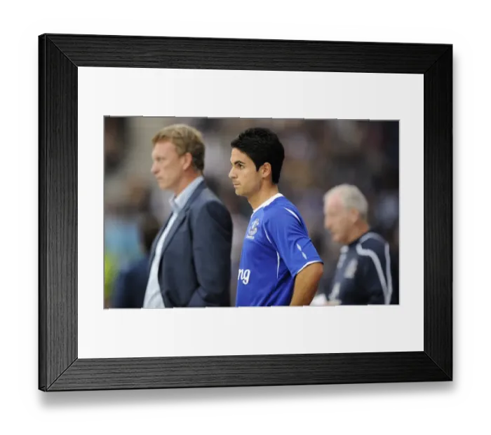 Framed Print : Moyes and Arteta at the Helm: Everton's Pre-Season Battle against Preston North End (2008) Framed Print : Moyes and Arteta at the Helm: Everton's Pre-Season Battle against Preston North End (2008)