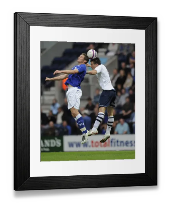 Framed Print : Clash of the Titans: Jutkiewicz vs St Ledger - Everton vs Preston North End, 2008 Pre-Season Friendly Framed Print : Clash of the Titans: Jutkiewicz vs St Ledger - Everton vs Preston North End, 2008 Pre-Season Friendly