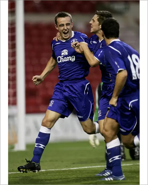 Jose Baxter and Dan Gosling: Everton's First-Goal Duo in 2008 Nottingham Forest Pre-Season Friendly