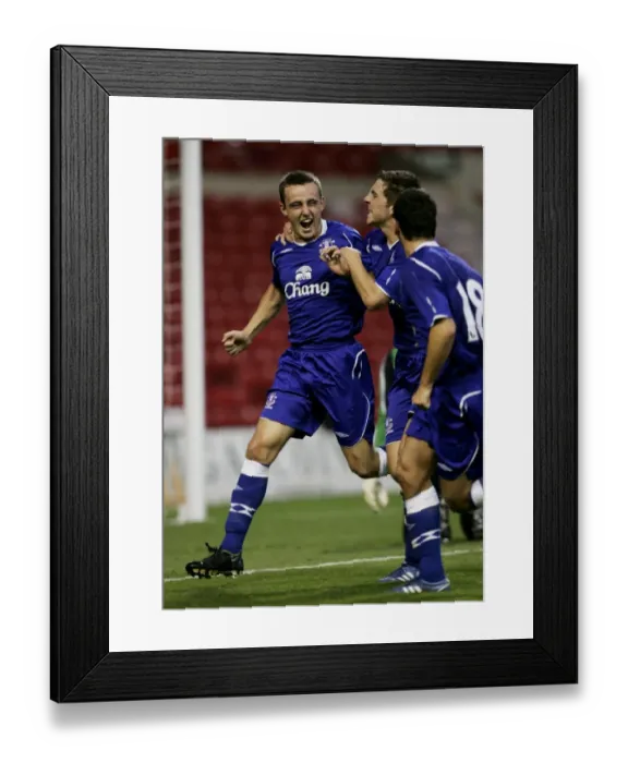 Framed Print : Jose Baxter and Dan Gosling: Everton's First-Goal Duo in 2008 Nottingham Forest Pre-Season Friendly Framed Print : Jose Baxter and Dan Gosling: Everton's First-Goal Duo in 2008 Nottingham Forest Pre-Season Friendly
