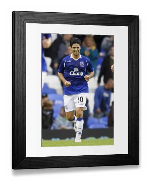 Framed Print : Mikel Arteta's First Goal for Everton: Everton v PSV Eindhoven Pre-Season Friendly (2008) Framed Print : Mikel Arteta's First Goal for Everton: Everton v PSV Eindhoven Pre-Season Friendly (2008)