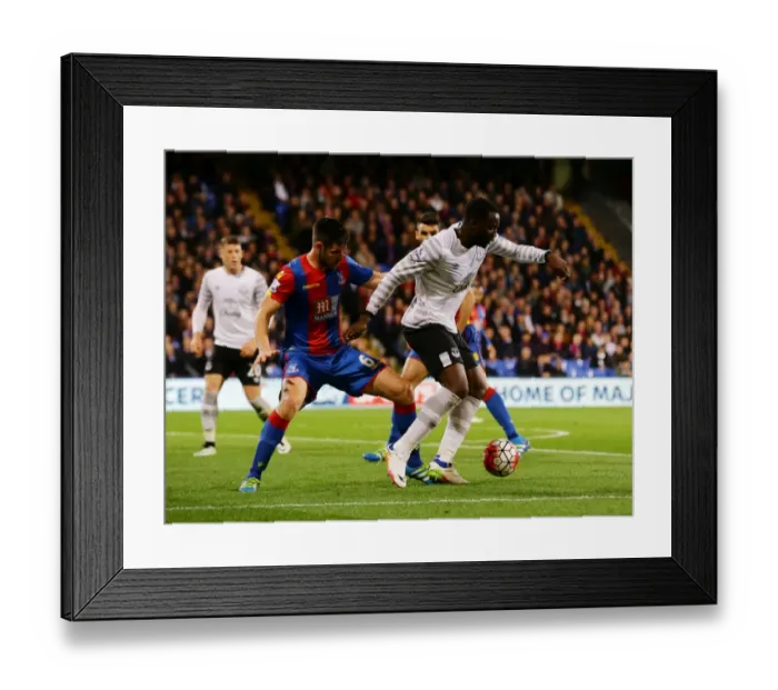Framed Print : Clash at Selhurst Park: Dann vs. Lukaku in Premier League Showdown Framed Print : Clash at Selhurst Park: Dann vs. Lukaku in Premier League Showdown