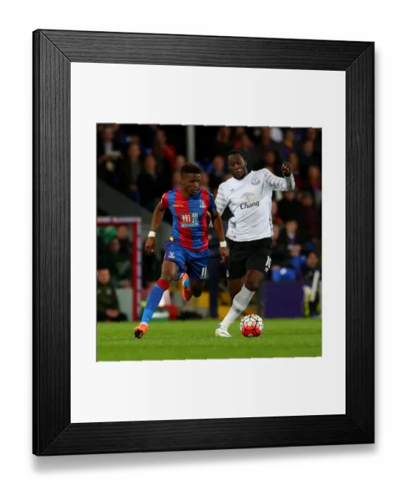 Framed Print : Clash at Selhurst Park: A Premier League Battle between Zaha and Lukaku Framed Print : Clash at Selhurst Park: A Premier League Battle between Zaha and Lukaku