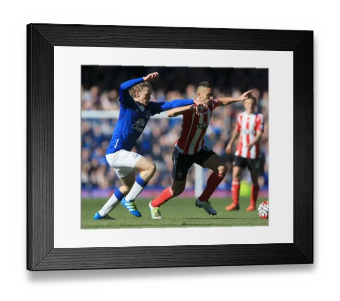 Framed Print : Battle for the Ball: Tom Davies vs. Dusan Tadic - Everton vs. Southampton Rivalry Framed Print : Battle for the Ball: Tom Davies vs. Dusan Tadic - Everton vs. Southampton Rivalry