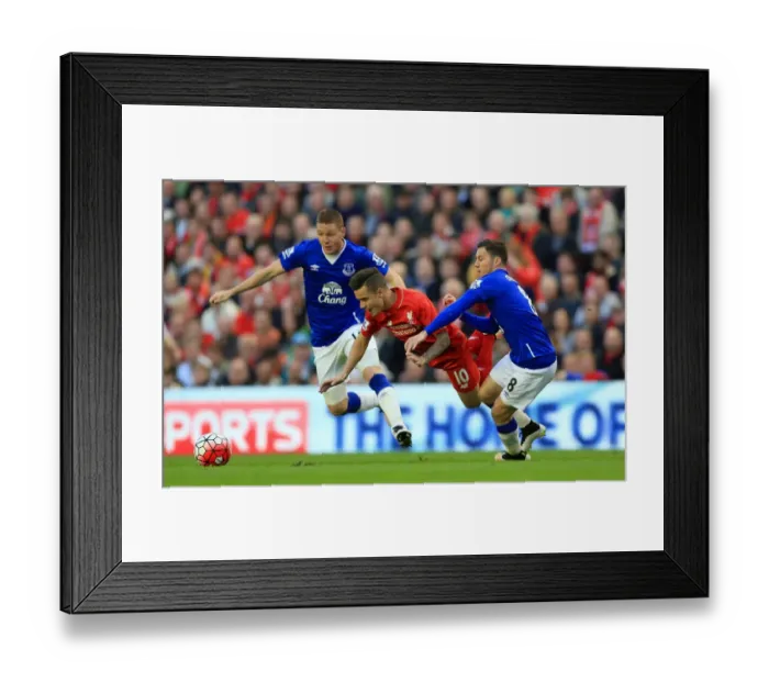 Framed Print : Barclays Premier League - Liverpool v Everton - Anfield Framed Print : Barclays Premier League - Liverpool v Everton - Anfield