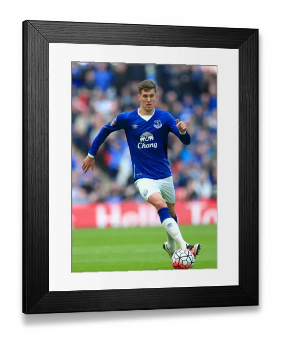Framed Print : John Stones Unwavering Determination: Everton vs Manchester United in the Emirates FA Cup Semi-Final at Wembley Framed Print : John Stones Unwavering Determination: Everton vs Manchester United in the Emirates FA Cup Semi-Final at Wembley