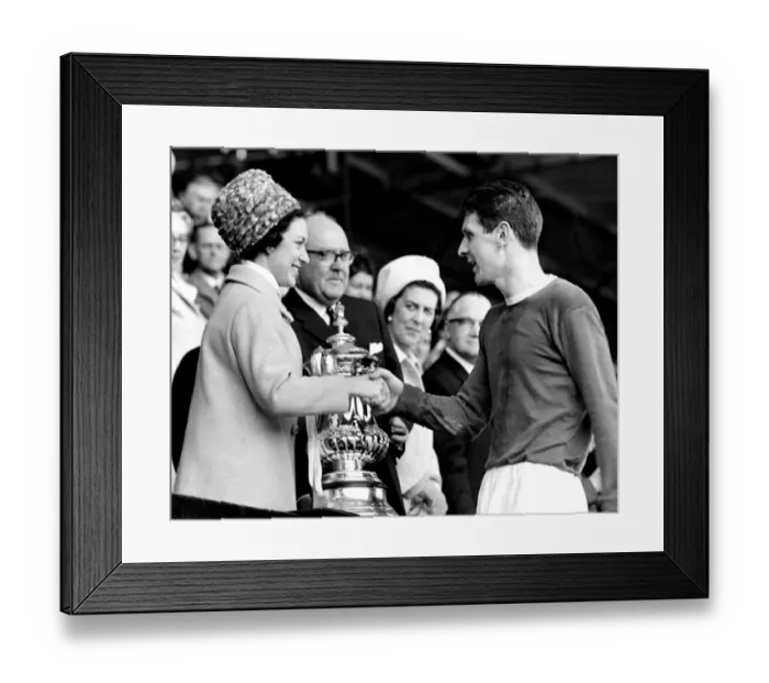 Framed Print : Everton FC's Glorious 1966 FA Cup Triumph: Brian Labone Receives the Trophy from Princess Margaret after a Thrilling 3-2 Victory over Sheffield Wednesday at Wembley Stadium Framed Print : Everton FC's Glorious 1966 FA Cup Triumph: Brian Labone Receives the Trophy from Princess Margaret after a Thrilling 3-2 Victory over Sheffield Wednesday at Wembley Stadium