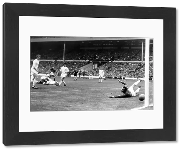 1966 FA Cup Final: Everton's Mike Trebilock Scores Historic Goal Past Four Sheffield Defenders and Goalkeeper