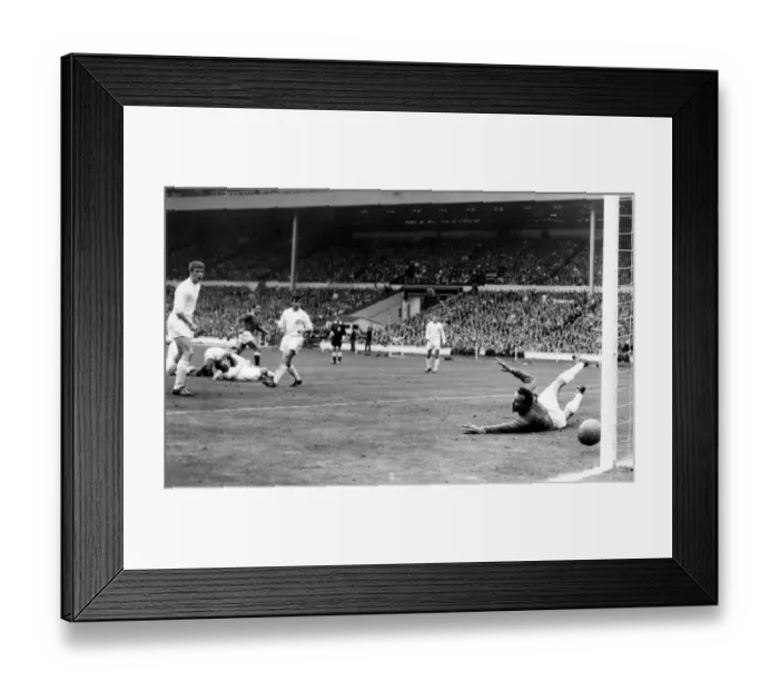 Framed Print : 1966 FA Cup Final: Everton's Mike Trebilock Scores Historic Goal Past Four Sheffield Defenders and Goalkeeper Framed Print : 1966 FA Cup Final: Everton's Mike Trebilock Scores Historic Goal Past Four Sheffield Defenders and Goalkeeper