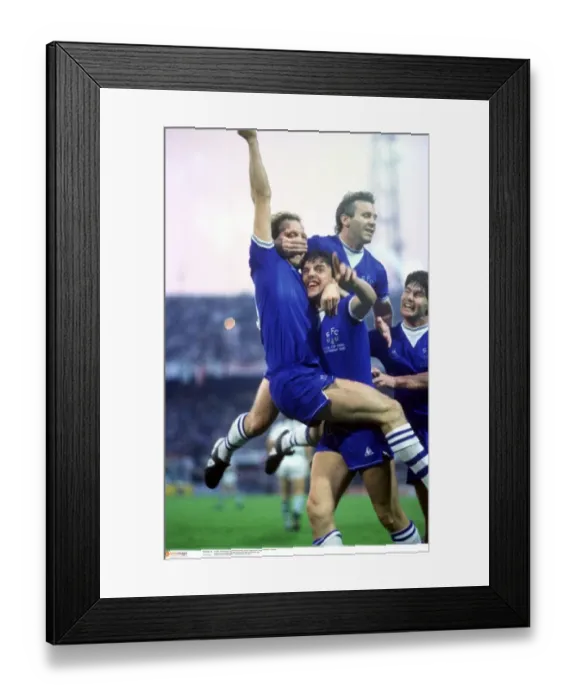 Framed Print : Everton's European Glory: Gray's Goal in the 1985 Winners Cup Final vs Rapid Vienna Framed Print : Everton's European Glory: Gray's Goal in the 1985 Winners Cup Final vs Rapid Vienna