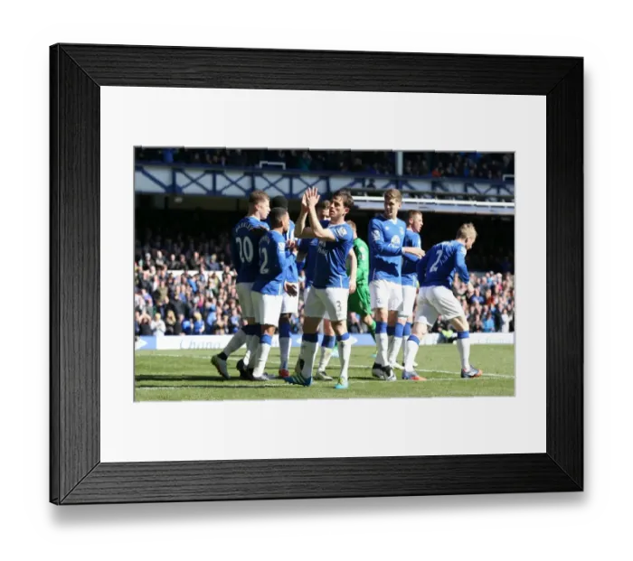 Framed Print : Leighton Baines Scores Everton's Second Goal: Everton v AFC Bournemouth, Barclays Premier League, Goodison Park Framed Print : Leighton Baines Scores Everton's Second Goal: Everton v AFC Bournemouth, Barclays Premier League, Goodison Park