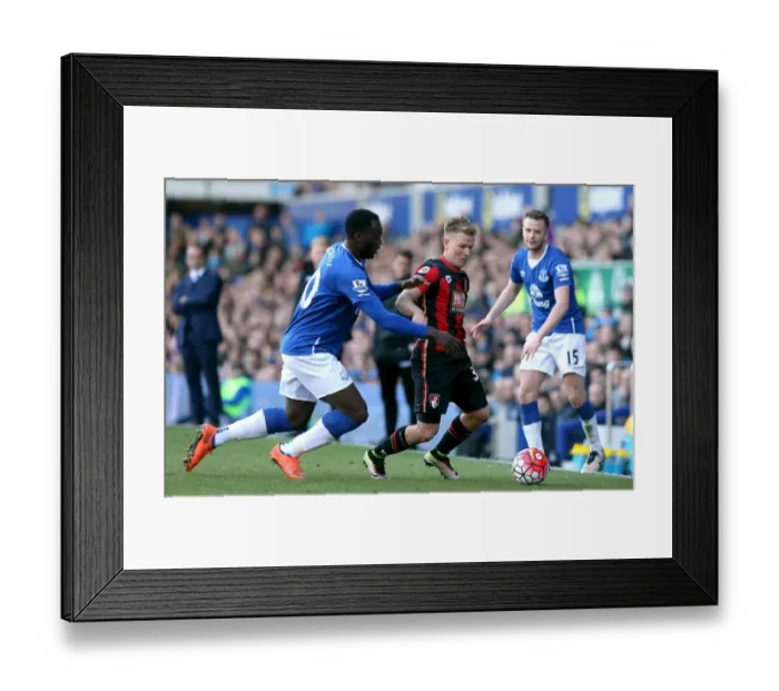 Framed Print : Everton vs AFC Bournemouth: Lukaku and Ritchie Clash in Premier League Battle at Goodison Park Framed Print : Everton vs AFC Bournemouth: Lukaku and Ritchie Clash in Premier League Battle at Goodison Park