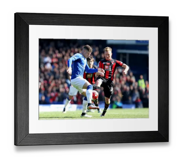Framed Print : Barkley vs Ritchie: Intense Battle at Goodison Park - Everton vs AFC Bournemouth, Barclays Premier League Framed Print : Barkley vs Ritchie: Intense Battle at Goodison Park - Everton vs AFC Bournemouth, Barclays Premier League