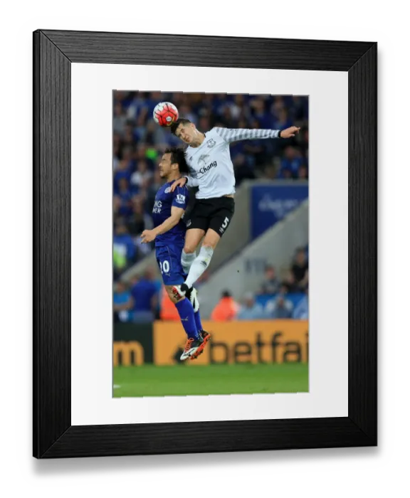 Framed Print : Barclays Premier League - Leicester City v Everton - King Power Stadium