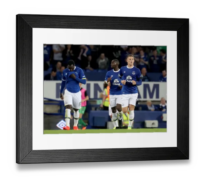 Framed Print : Ross Barkley's Brace: Everton's Second-Round EFL Cup Victory over Yeovil Town