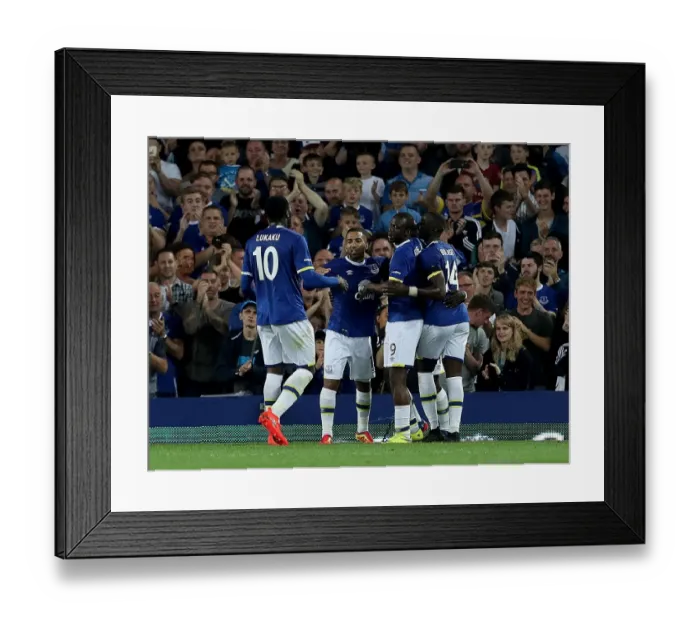 Framed Print : Arouna Kone's Hat-Trick: Everton's Dominance Over Yeovil Town in EFL Cup Framed Print : Arouna Kone's Hat-Trick: Everton's Dominance Over Yeovil Town in EFL Cup