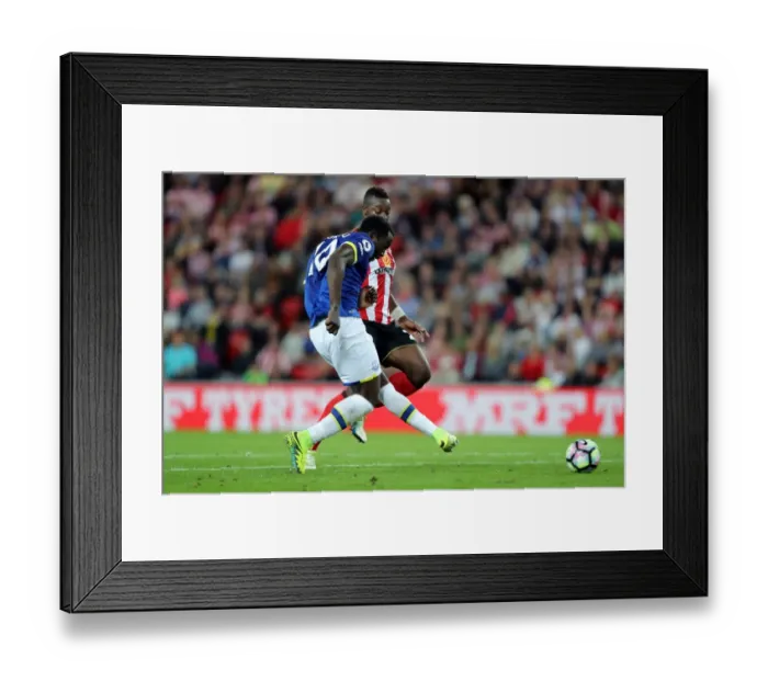 Framed Print : Romelu Lukaku Scores Third Goal: Everton's Victory at Sunderland's Stadium of Light Framed Print : Romelu Lukaku Scores Third Goal: Everton's Victory at Sunderland's Stadium of Light