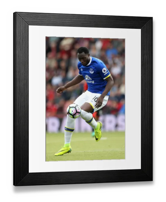 Framed Print : Lukaku in Action: Everton vs. AFC Bournemouth at Vitality Stadium, Premier League - PA Wire Framed Print : Lukaku in Action: Everton vs. AFC Bournemouth at Vitality Stadium, Premier League - PA Wire
