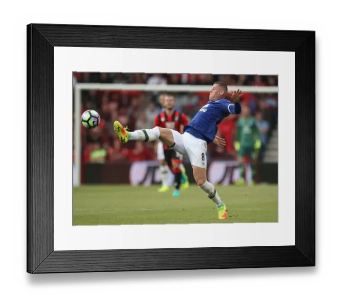 Framed Print : Ross Barkley of Everton in Action against AFC Bournemouth at Vitality Stadium during the Premier League Match, September 2016 Framed Print : Ross Barkley of Everton in Action against AFC Bournemouth at Vitality Stadium during the Premier League Match, September 2016
