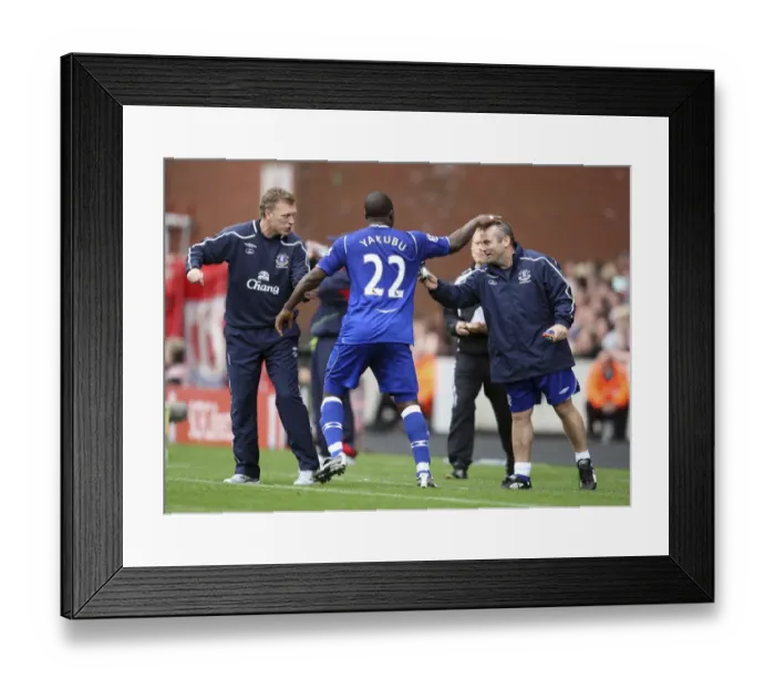 Framed Print : Yakubu's Thriller: The Iconic Goal That Kicked Off Everton's Premier League Victory at Stoke City (September 14, 2008) Framed Print : Yakubu's Thriller: The Iconic Goal That Kicked Off Everton's Premier League Victory at Stoke City (September 14, 2008)
