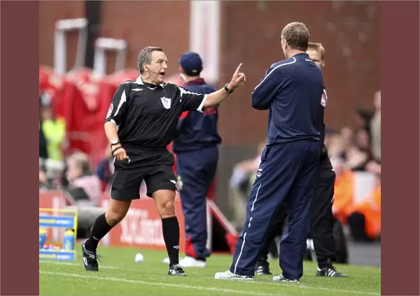 David Moyes Red-Carded: Everton vs. Stoke City, Barclays Premier League, 2008