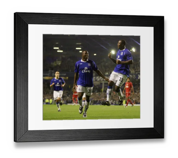 Framed Print : Football - Everton v Standard Liege UEFA Cup First Framed Print : Football - Everton v Standard Liege UEFA Cup First