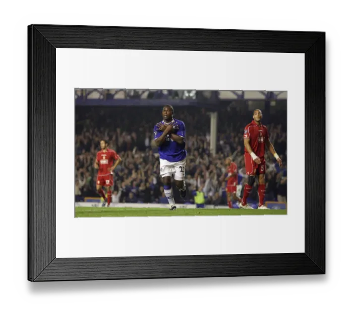Framed Print : Yakubu's Historic Goal: Everton's UEFA Cup Victory Over Standard Liege (18 / 9 / 08) Framed Print : Yakubu's Historic Goal: Everton's UEFA Cup Victory Over Standard Liege (18 / 9 / 08)