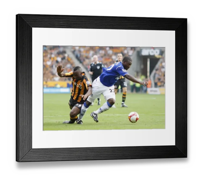Framed Print : Football - Hull City v Everton Barclays Premier League Framed Print : Football - Hull City v Everton Barclays Premier League