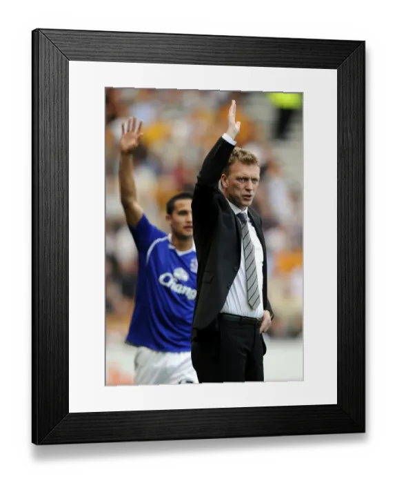 Framed Print : David Moyes Tactics: Everton vs Hull City, Barclays Premier League, September 21, 2008 Framed Print : David Moyes Tactics: Everton vs Hull City, Barclays Premier League, September 21, 2008