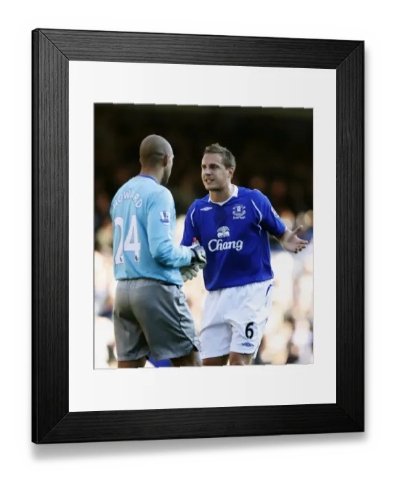 Framed Print : Football - Everton v Newcastle United - Barclays Premier